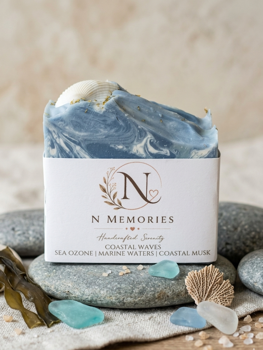 Coastal Waves - Handcrafted Artisan Soap Bar