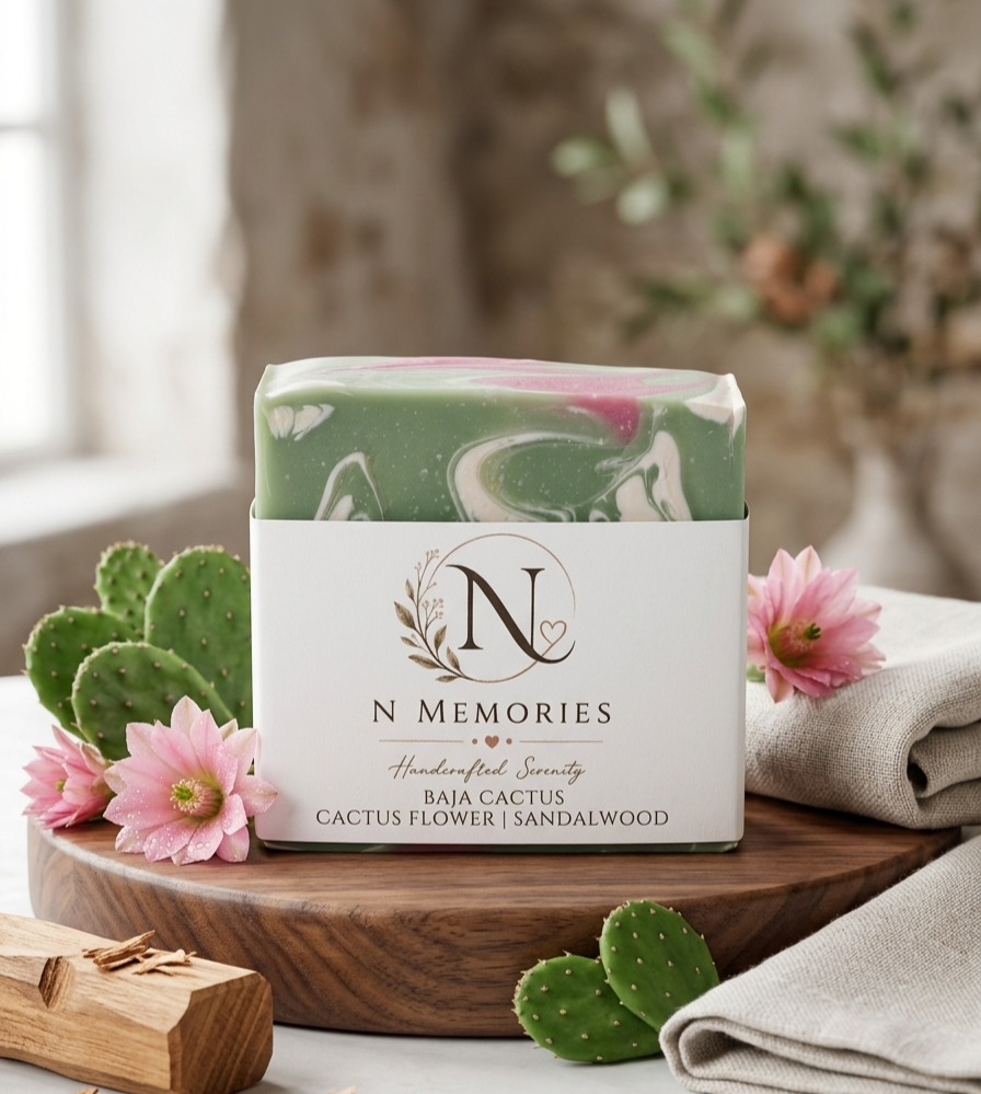 Baja Cactus  - Handcrafted Artisan Soap Bar
