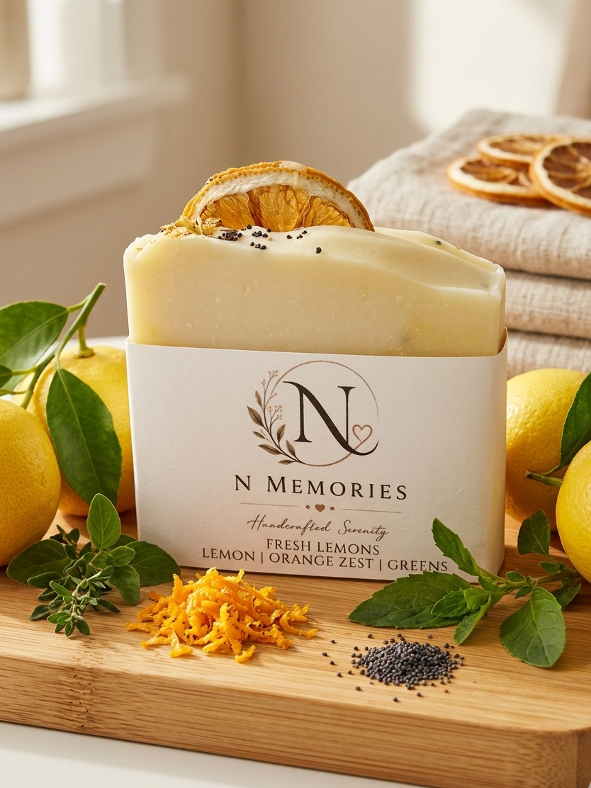 Fresh Lemons - Handcrafted Artisan Soap Bar