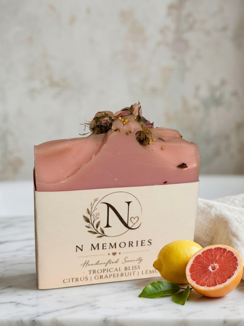 Tropical Bliss - Handcrafted Artisan Soap Bar