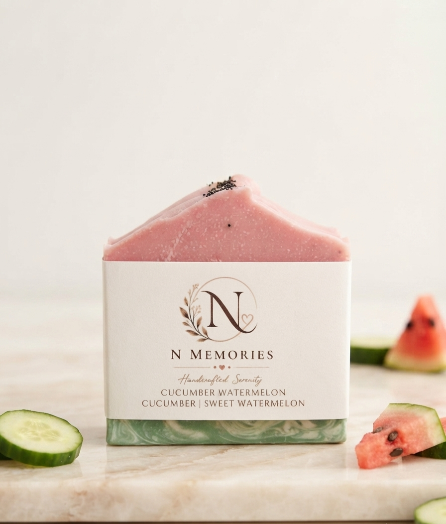 Cucumber Watermelon - Artisan Soap Bar 